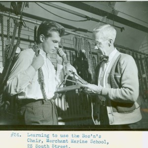 student with Bosun Colcord